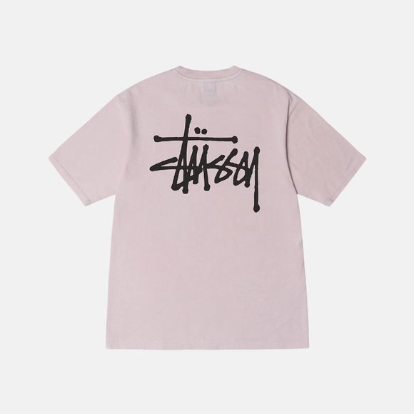 Stussy Tops - Stussy Basic Stussy Pigment Dyed Tee Blush
